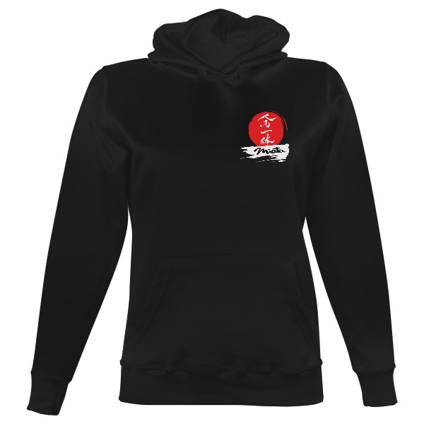 Dámská mikina s kapucí s potiskem Dámská Mikča Just Hoods - Černá