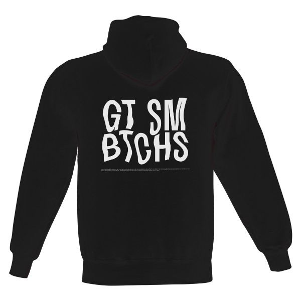 Pánská mikina s kapucí Just Hoods s potiskem Get some bitches