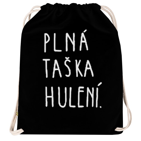 Vak na záda Organic  s potiskem Plná taška hulení